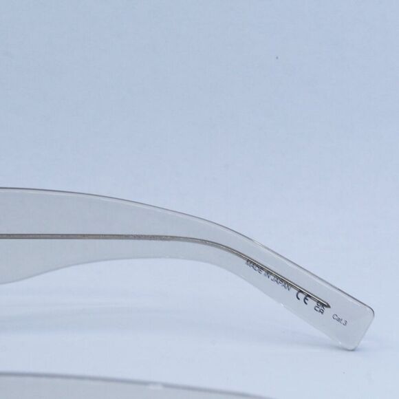 🕶️ New Saint Laurent SL697 003 Sunglasses - Transparent Beige Frame - Picture 6 of 10